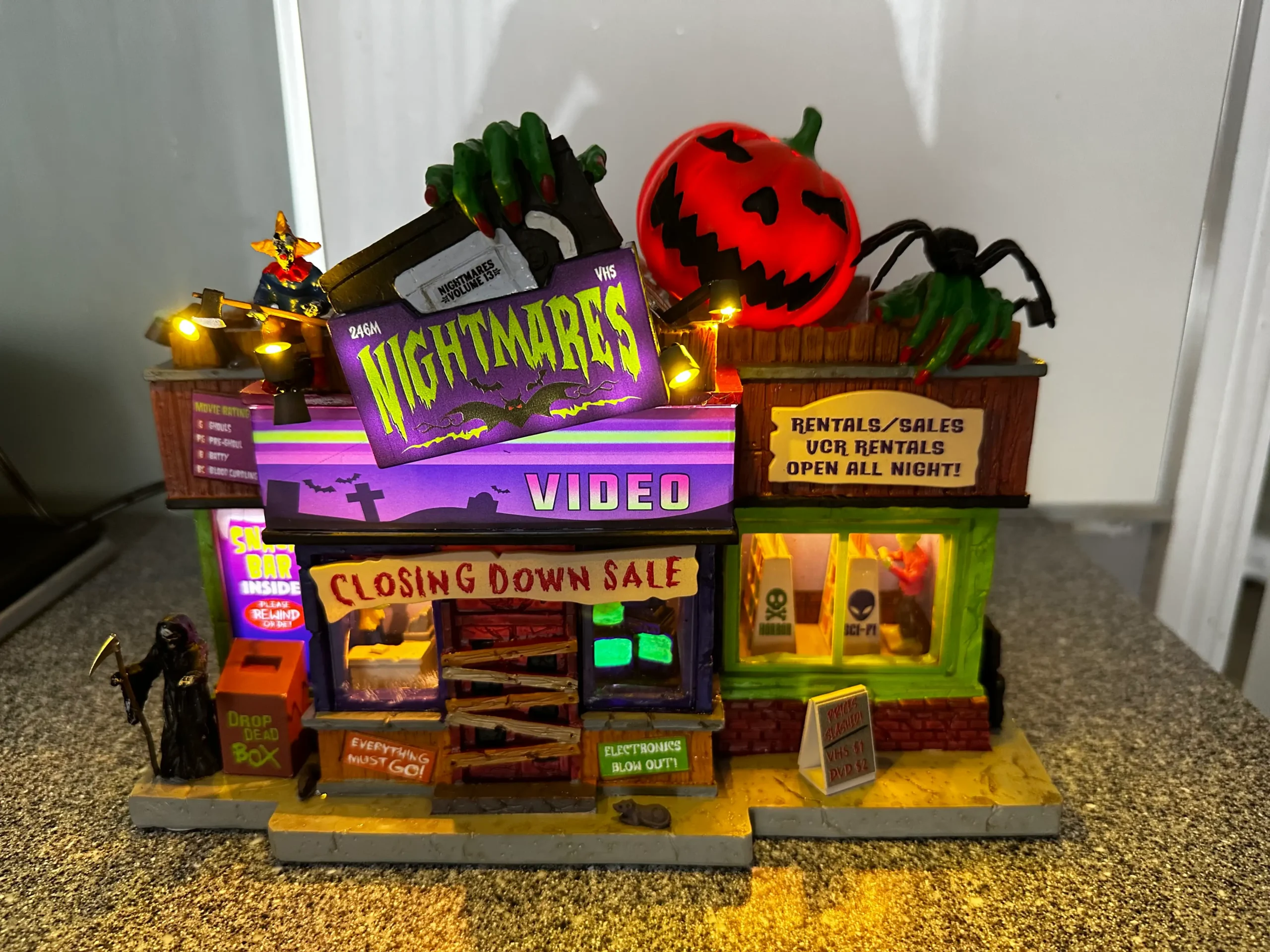 Nightmares Video – Lemax Spooky Town Review